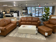 Bexley All Leather Love Seat by Flexsteel