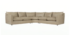 Ally 3-piece Leather Sectional by Bernhardt