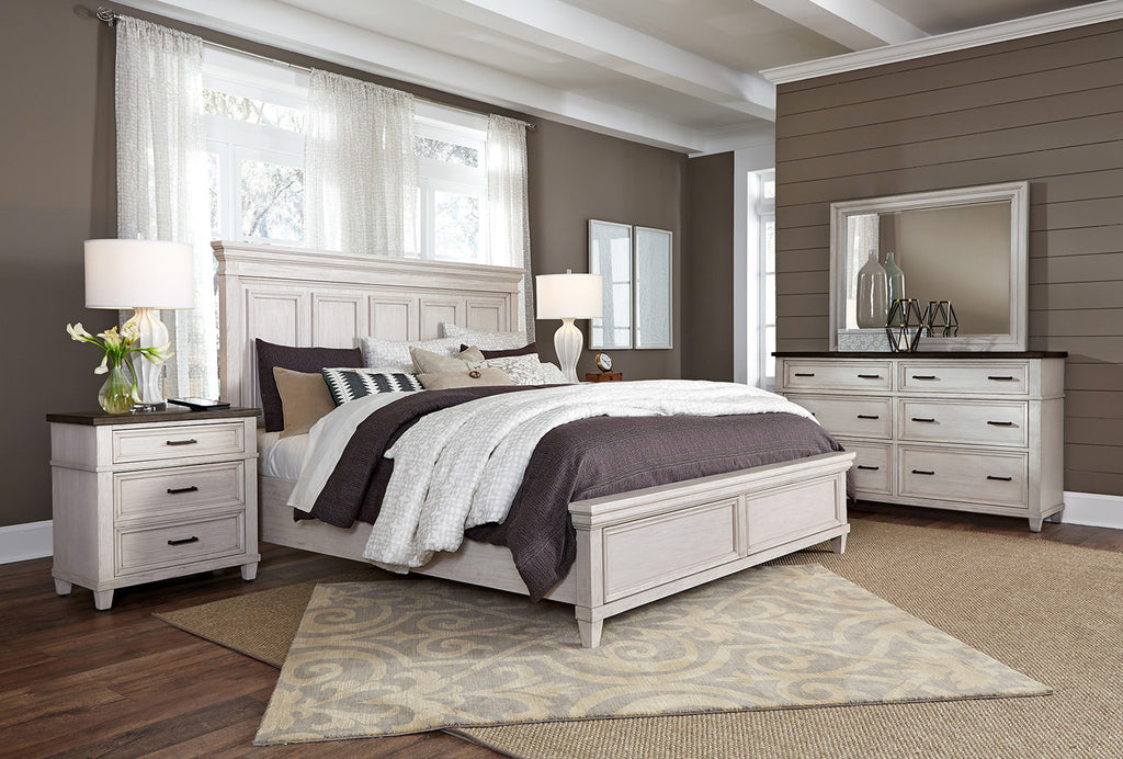 Caraway Bedroom in Aged Ivory