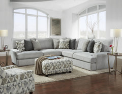 Alton Silver 3-piece Sectional by Fusion Furniture Inc.