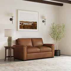 Henry Leather Loveseat by Flexsteel