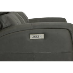 Linden Power Reclining Sofa with Power Headrest by Flexsteel