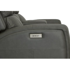 Linden Power Reclining with Power Headrest Loveseat by Flexsteel