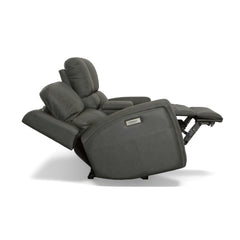 Linden Power Reclining with Power Headrest Loveseat by Flexsteel