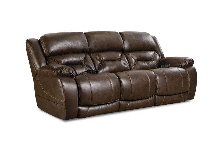 Enterprise Double Reclining Power Sofa by HomeStretch