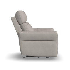 Artemis Dove Power Recliner with Heat & Massage by Flexsteel