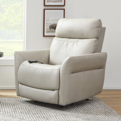 Artemis Dove Power Recliner with Heat & Massage by Flexsteel