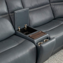 Sawyer 6-Piece Leather Power Sectional by Flexsteel