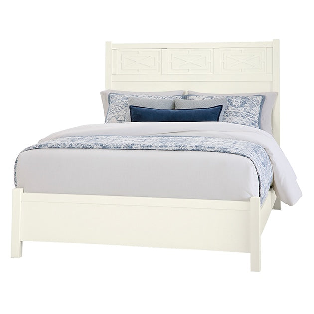 Tide & Timber Queen Fretwork Bed by Vaughan-Bassett