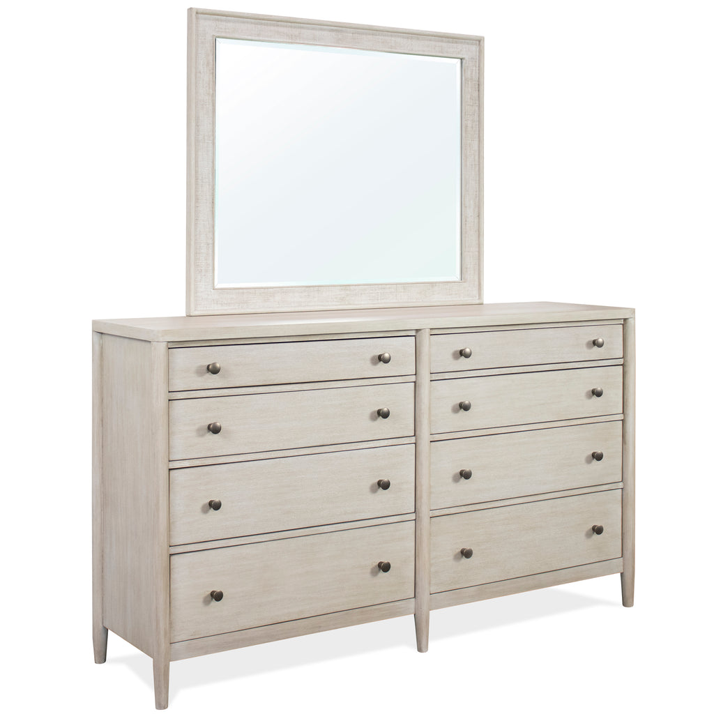 Laguna Triple Dresser and Mirror by Riverside Furniture