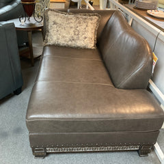 Ashley Leather Chaise