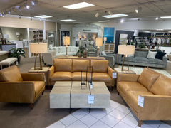 Dallas Leather Sofa by Softline