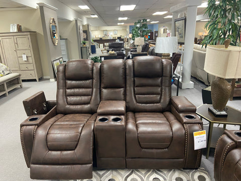 Game Zone Power Reclining Love Seat