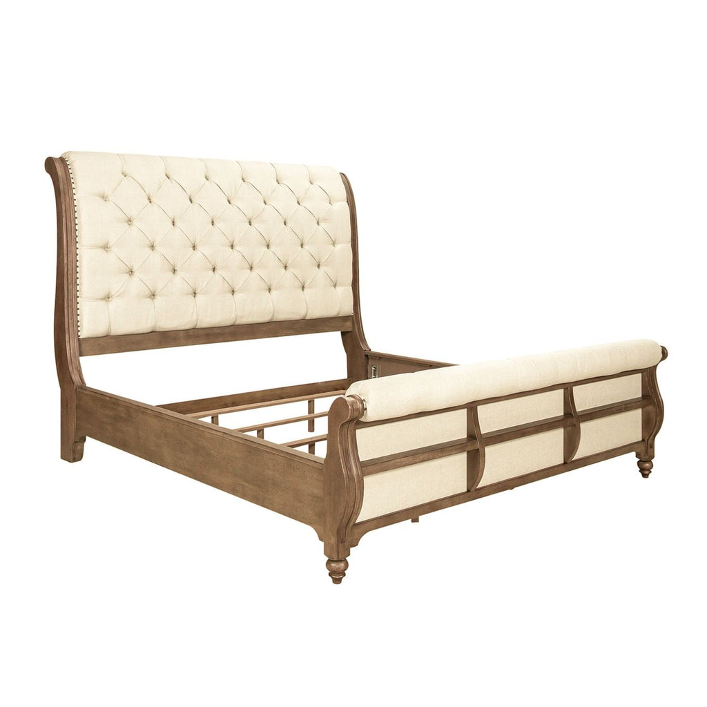 Americana Farmhouse Queen Sleigh Bed by Liberty