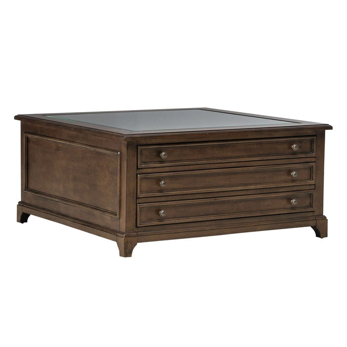 Arden Road Square Collector Cocktail Table by Liberty