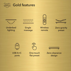 baselogic™ Gold King Adjustable Base by Beautyrest