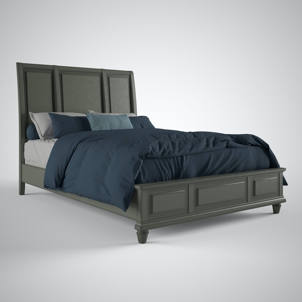 Summit King Sleigh Bed by John Thomas Furniture | Barrow Fine Furniture
