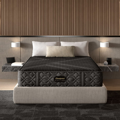 Black Hybrid Series One Firm California King Mattress by Beautyrest