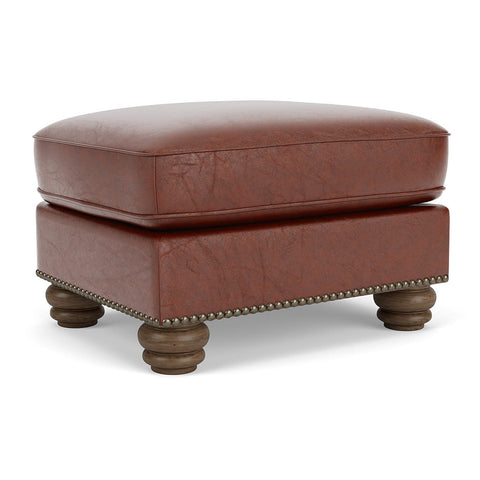 Bexley Leather Ottoman by Flexsteel