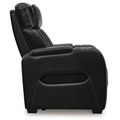 Boyington Power Recliner with Heat and Massage in Black