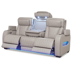 Boyington Power Sofa with Heat and Massage in Gray
