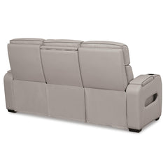 Boyington Power Sofa with Heat and Massage in Gray