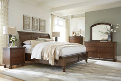 Cambridge Queen Sleigh Bed by Aspenhome