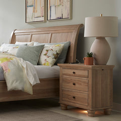 Cambridge Khaki Nightstand by Aspenhome