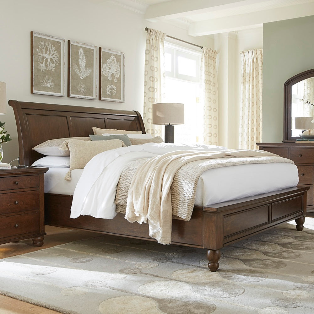 Cambridge King Sleigh Bed by Aspenhome