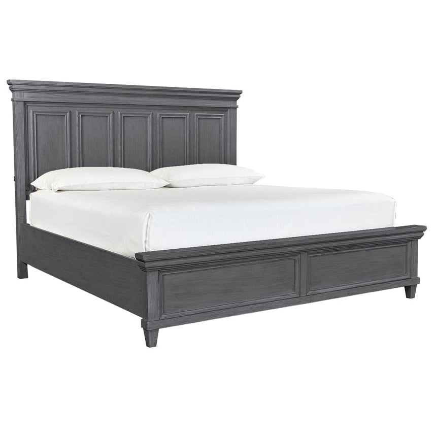 Caraway 3-Piece King Estate Bed (Aged Slate) by Aspenhome