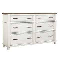 Caraway 6-Drawer Dresser (Aged Ivory) by Aspenhome