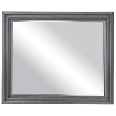 Caraway Landscape Mirror (Aged Slate) by Aspenhome