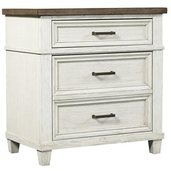Caraway 2-Drawer Nightstand (Aged Ivory) by Aspenhome