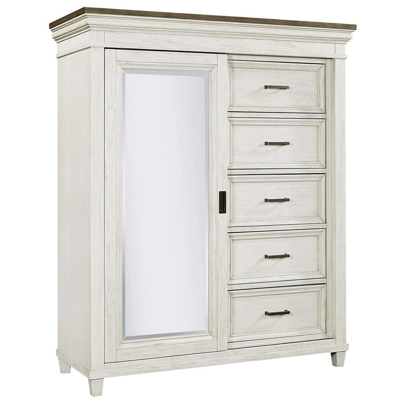 Caraway Sliding Door Chest (Aged Ivory) by Aspenhome