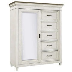 Caraway Sliding Door Chest (Aged Ivory) by Aspenhome