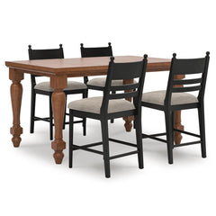 Chadworth Upholstered Black Barstool by Signature Design by Ashley