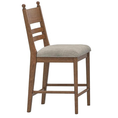 Chadworth Upholstered Brown Barstool by Signature Design by Ashley