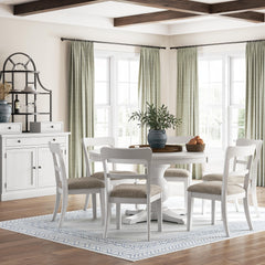 Chadworth Upholstered White Dining Chair by Signature Design by Ashley