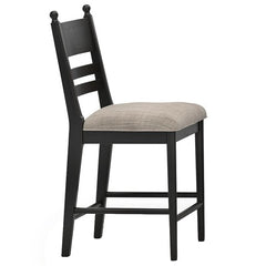 Chadworth Upholstered Black Barstool by Signature Design by Ashley