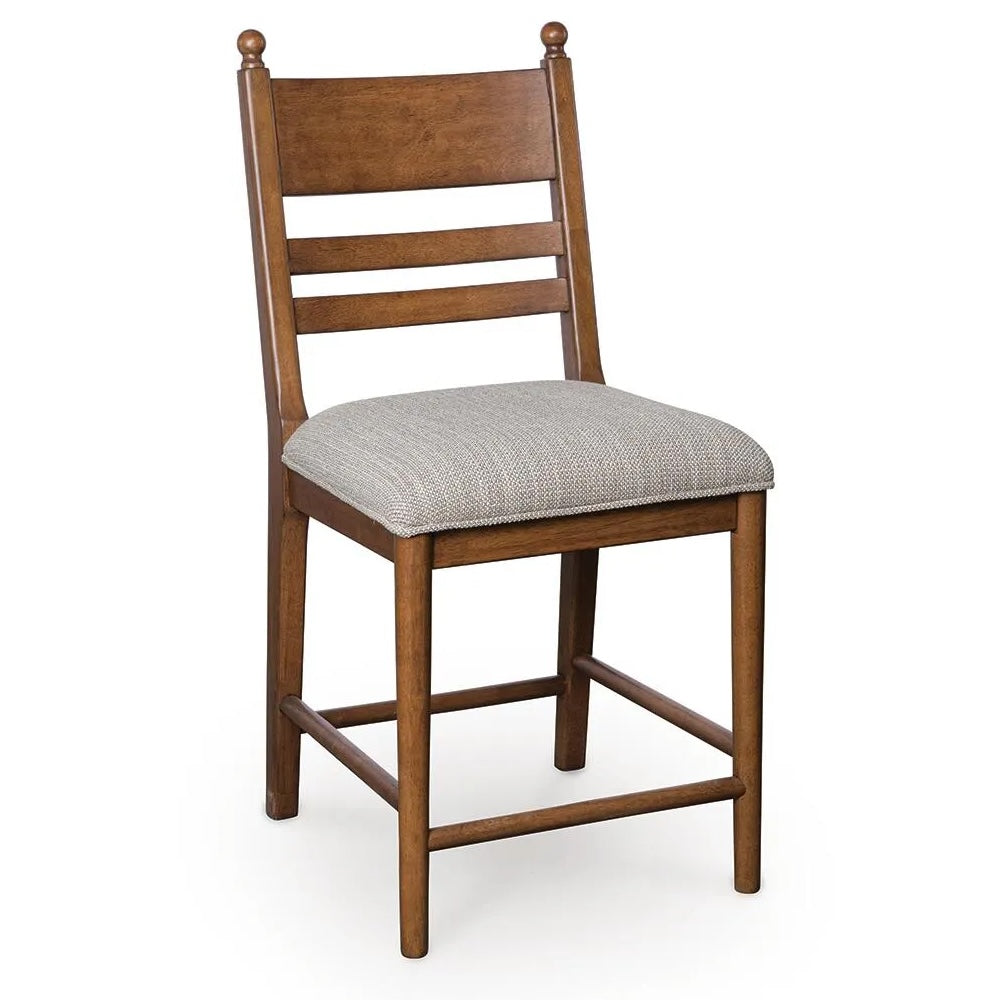 Greddinton Upholstered Brown Barstool by Signature Design by Ashley