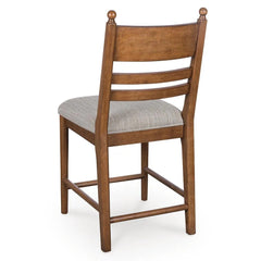 Greddinton Upholstered Brown Barstool by Signature Design by Ashley