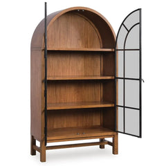 Chadworth Brown/Black Display Cabinet by Signature Design by Ashley