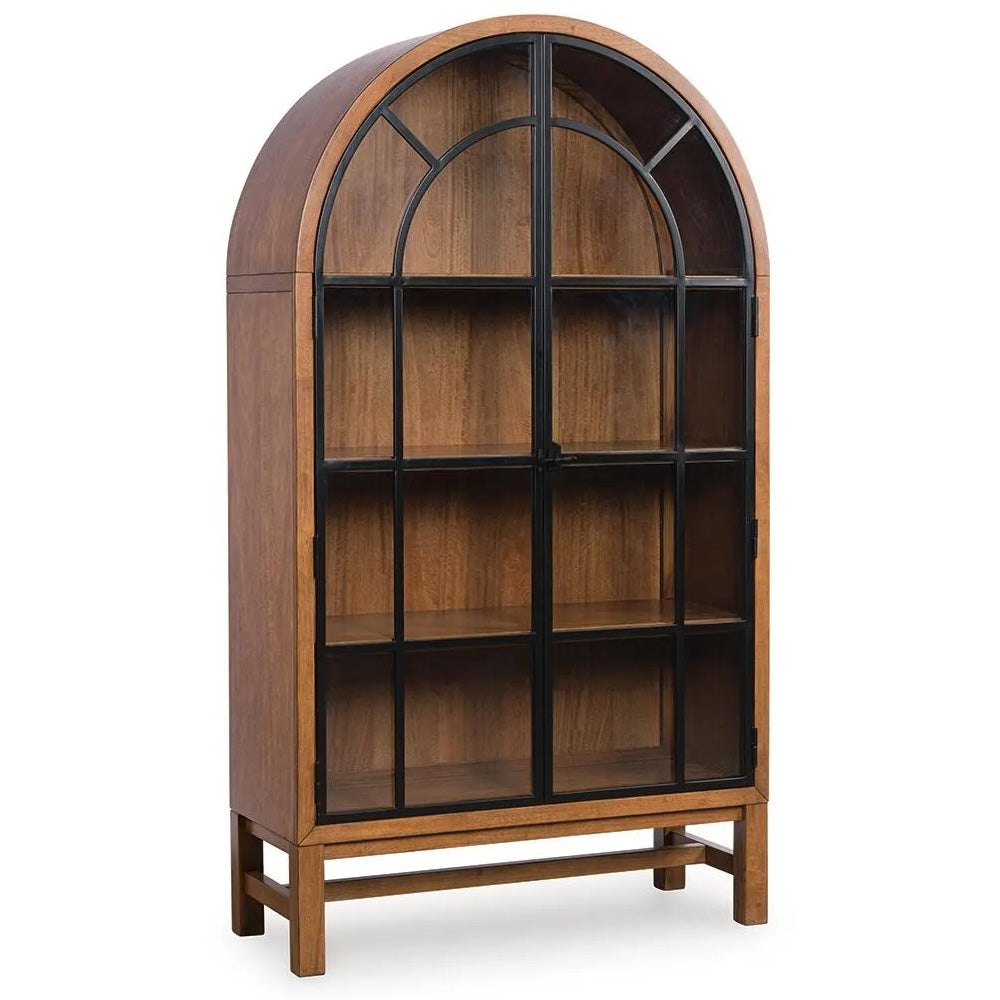 Chadworth Brown/Black Display Cabinet by Signature Design by Ashley