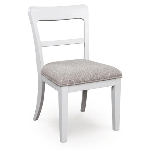 Greddinton Upholstered White Dining Chair