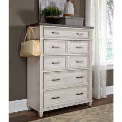 Caraway Drawer Chest (Aged Ivory) by Aspenhome