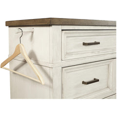 Caraway Drawer Chest (Aged Ivory) by Aspenhome