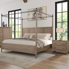 Citrus Heights Queen Canopy Bed by Bernards