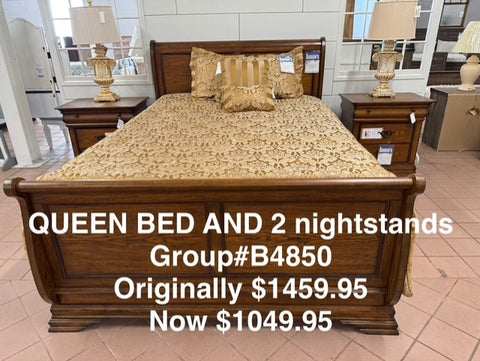 Queen Bed and 2 Nightstands