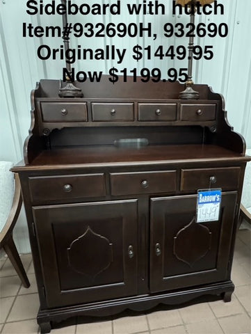 Sideboard with Hutch