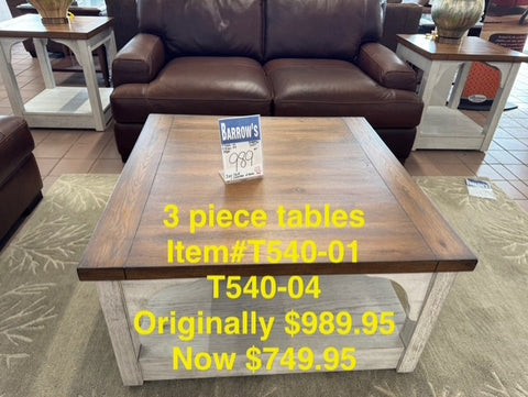 3-Piece Living Room Tables
